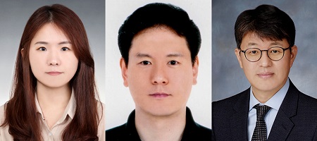 (왼쪽부터)생명과학과 김수현 박사후연구원, 강일남 연구중점교수, 조장천 교수