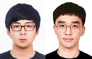  (왼쪽부터) 전기공학과 정석환, 마승준 학생.