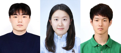 (왼쪽부터) 전자공학과 김희제, 정유진, 김준표 학생.